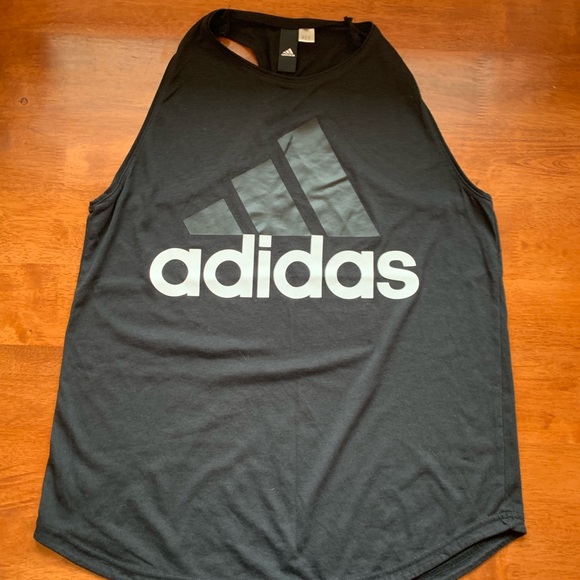 adidas Tops - Black Adidas racerback tank no size tag